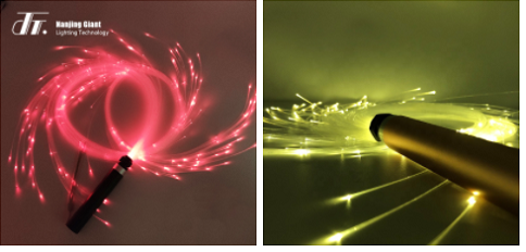 LED Fiber Optic Whip 6 Ft 360° Swivel Bright Light
